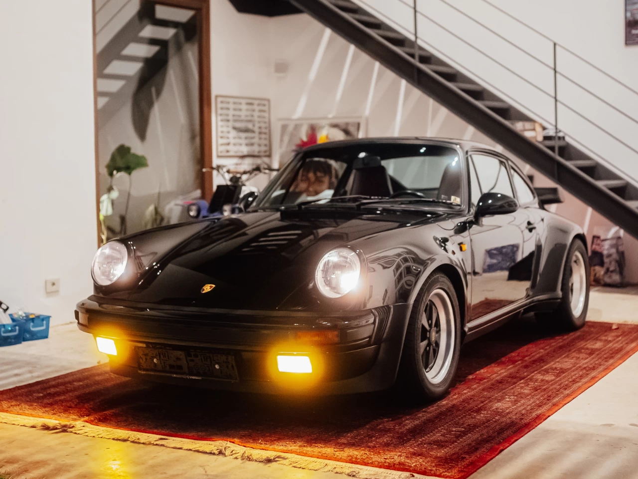Porsche 930 negro